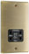 BG Electrical Dual Voltage Shaver Plug Socket, Electric Toothbrush Charger Socket for Bathrooms, Raised and Slim Profile, Round Edges, Nexus Metal, 2-Pin, Antique Brass, 115V / 240V, NAB20B