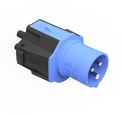 NRGkick Steckeraufsatz 16A 3Pol, bis zu 3,7kW Laden, Wallbox, Blue