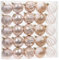 Sea Team 25-Pack Christmas Ball Ornaments with Strings, 60mm/2.36-Inch Medium Size Baubles, Shatterproof Plastic Christmas Bulbs, Hanging Decorations for Xmas Tree, Holiday, Wedding, Party, Rose Gold
