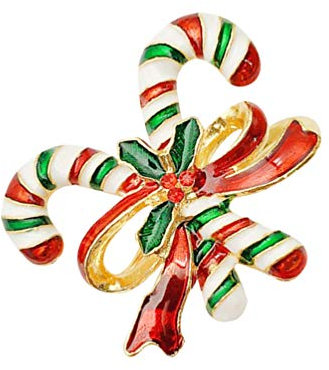 Cabilock 1stk Weihnachtstischring Serviettenhalter Krippendekoration Serviettenringe Aus Kristall Weihnachtsschmuck Aus Zuckerstangen Süßigkeitsring Serviettenringe Für Elch Tischgestell