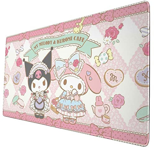 Dxddsdks Lovely Large Mouse Pad Non-Slip Mouse Pad for Laptops Computers and Pcs Keyboard Pad 16x29.5 in