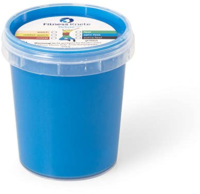 Fitness Knete Deluxe Color | 454g | Stärkenauswahl | Handtrainer | Fingertrainer (blau = sehr fest)
