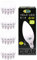 CLAR - Lampadine LED E14 Candela 6W, Effetto Fiamma, Luce Fredda 6000K, Equivalente 40–50W (Pack 20)