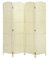 4 Panel Folding Room Divider Freestanding Screen Privacy Hand Made Wall Divider (4panel-Dark Beige)