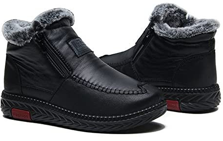 Stivali di sostegno alla caviglia con chiusura a strappo per donne scarpe di cotone antiscivolo scarpe per regali di San Valentino