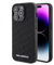 CG MOBILE Karl Lagerfeld Gestepptes Karl Muster Hartschale für iPhone 15 Pro (Schwarz)