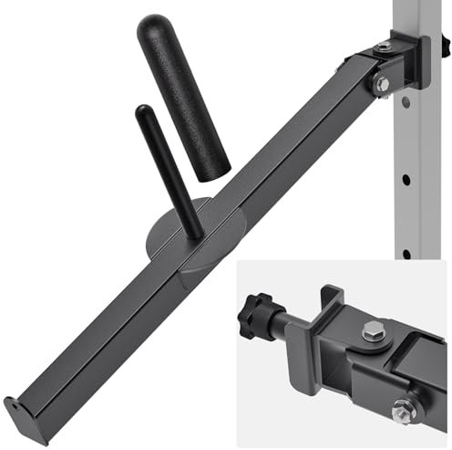 SELEWARE Kniebeugen-Hebelarm-Aufsatz für 2 x 2 Zoll Power Cage, Power Rack-Aufsatz, kompatibel mit 1 Zoll und 2 Zoll Gewichtsplatten, unterstützt vertikale und seitliche Bewegungen
