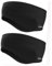 Fleece Ohrenwärmer Stirnband - Doppelschicht Winddichtes Warmes Winter Sport Stirnbänd Ohrenschutz Headband für Laufen, Jogging, Wandern, Yoga, Skifahren, Radfahren 2 Stück (Black+Black)