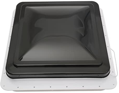 Dachhaube Dachfenster Dachluke Vent Klarglas Dachhaube 42x42 CM für Wohnwagen Wohnmobil Caravan