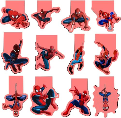 Magnet Magnetische Lesezeichen,12pcs lesezeichen magnetische,magnetische Lesezeichen Bunt Niedlichen Lesezeichen,magnetische Lesezeichen Kinder,book marks for reading,für Klassenkameraden und Freunde