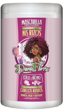 DONA FLORA - Maschera per Capelli Ricci | Riduce il Crespo | Definizione e Idratazione Intensa | Formula Nutriente | Fragranza Fresca - 1000ml