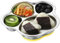 Assiette Ventouse pour Bébé,Guador Pattes de Chat Acier Inoxydable Enfants Vaisselles Assiette à Ventouse Assiette Bebe avec 4 Compartiments Assiette Ventouse pour Bébé Vaisselle Bébé (Pattes de chat)