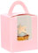 Gcardist Pink Cupcake Boxes Individual Cupcake Holders Disposable 25pcs Single Cupcake Boxes with Window 9.3x9.3x11.4cm Cupcake Containers (3.7x3.7x4.5 inch)