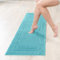 Decomira Tapis de Bain Antidérapant | Super Absorbant et Lavable en Machine | pour la Salle de Bain, Douche, Baignoire ou comme Tapis WC | Turquoise - 50x150 cm