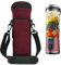 CouldyCasi Portable Blender Storage Bag sleeve with Shoulder Strap Fully wrapped Storage Bag for Ninja BC151NV/BC151BK/BC51NV/BC151CR/BC151EM/BC151PR/BC155PS 18oz Blast Portable Blender (Burgundy)