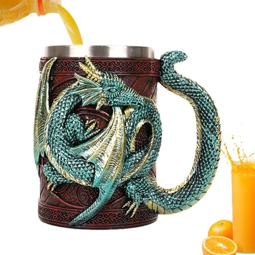 medieval beer stein gothic beer cup stainless steel tankard gothic mug novelty drink mug medieval drinkware set party hosting cup gothic decorative mug beer mug beer mug tan card coffee tea mug