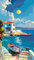 ARTGOTO Peinture par Numero Adulte Grand Format,40x70cm Peinture par Numéro Adulte Paysage Mer A,Paint by Numbers for Adults pour Décoration Murale(Sans Cadre)