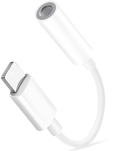 Adaptateur iPhone, Adaptateur Jack iPhone [Certifié MFi] Ligning to Jack 3,5 mm Casque Adaptateur Auxiliaire Audio Dongle Convertisseur pour iPhone 14/14 Pro/14 Pro Max/13/13Pro/12/11/XS/XR/X/8P/7