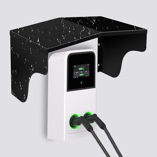 Wallbox Wetterschutz,Überdachung für Ladesäule Schutzdach,Wallbox Wetterschutz Edelstahl,Wallbox Wetterschutzdach für E-Auto-Ladestation,Wallbox Wetterschutz Schutz vor Regen,Sonne und UV-Strahlung
