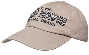Camp David Herren Base Cap mit Logo-Applikation Sand None