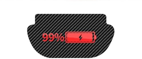 DZSQOMHGD Aufkleber Zubehör Für Tesla Model Y Hochmontierte Bremsleuchte Carbon Auto Bremse Projektionsbrett PVC Weiche Aufkleber Top Rücklicht Emblem Aufkleber Innendekoration Set(C)