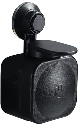 Distributeur de savon mural - Réservoir de liquide manuel avec ventouse - Chambre ABS rechargeable - Accessoire de salle de bain créatif mains libres - Hygiène pratique sur le plan de travail de la