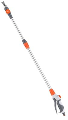 SPIDO Lance télescopique avec gouttière - 160 cm - Lance d’arrosage haute portée - Nettoyage gouttières et façades