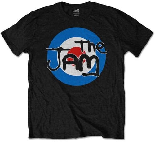 Rockoff Trade Men's the Jam Spray Target Logo T-Shirt, Black (Black Black), Large
