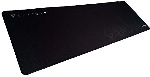 GAMDIAS Nyx P1 Black Mouse Pad Mouse Mat (Black, Printed, Fabric, Rubber, 900 mm, 300 mm, 3 mm)