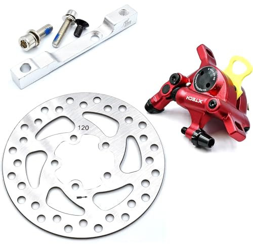 myBESTscooter X Tech Bremse mit 120mm Scheibe und monorim Adapter für den Xiaomi M365 1S Essential Pro Elektroroller