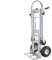 VEVOR Carrello Trasporto a Mano in Alluminio 3in1, Carrello Portapacchi con 4 Ruote con Capacità di Carico di 770 Libbre, Carrello Manuale Pieghevole Adatto sia per Uso Domestico che Industriale