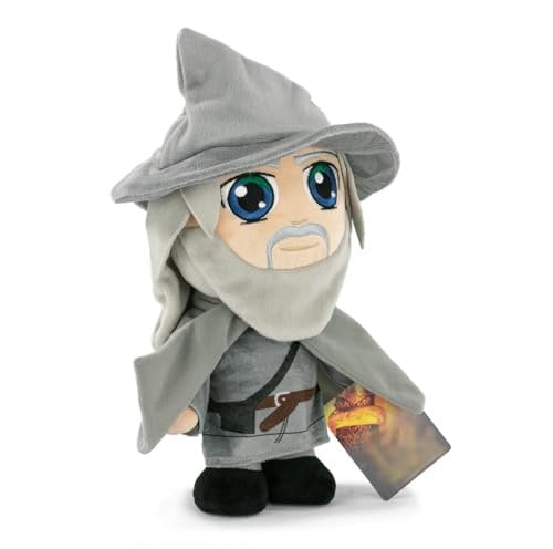 Play by Play The Lord of The Rings - Der Herr der Ringe 28cm Aragorn Frodo Gandalf Gollum Legolas Collector's Edition Plüsch - Super Soft Qualität (Ohne Präsentation, Gandalf)