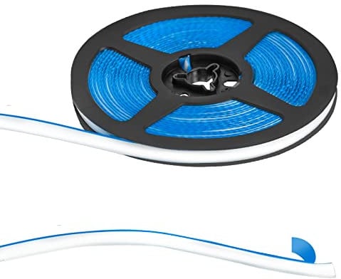 6M Ceramic Tile Gap Tape Strip Kitchen Mildewproof Tape Self-Adhesive Sealing Decorative Tape Waterproof Corner Side Edge Tape Strip for Cover Gaps Around Walls, Sink, Countertop, Toilest and More
