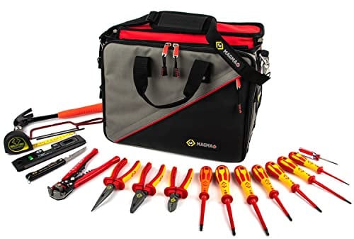 C.K T5982, Kit di utensili professionali, 18 pezzi, nero