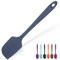 35,6cm Extra Großer Silikon Spatel: U-Taste 315℃ Hitzebeständiger Langer Flexibler Gummispatel für Schalen & Antihaft-kochgeschirr, Nahtloses Backen Teigschaber für Mischen Schaben Kochen (Nachtblau)
