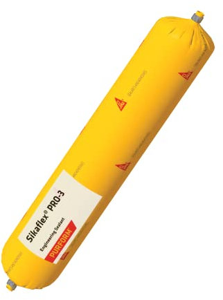 Sika Sikaflex – Pro-3 Purform – Polyurethan-Dichtstoff für Bodenfugen und Tiefbauanwendungen – ergibt eine flexible Abdichtung – Schwarz – 600 ml