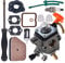 JOJOCY FS90R Carburetor for Stihl FS110R FS130R FS100 KM130R FS130 FS90 KM90R KM90 FS110 KM110R HT100 HT101 Weed Eater with Adjusting Tool & Valve Clearance Setting Kit