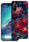 WUACYEAMING Hülle für Sony Xperia 10 II,Aesthetic Motiv Weiche Silikon Muster TPU Bumper Stoßfest Schutzhülle Transparent Mädchen mit Cover HandyHülle case Pattern-(Rote Blüten)
