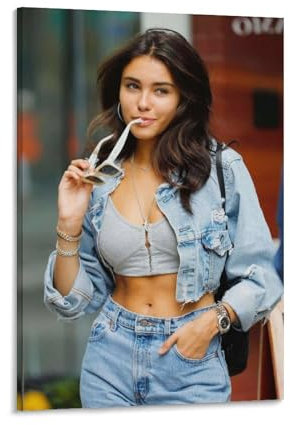 DAGUYS Madison Beer Musik Sänger Poster 19 Leinwand Kunst Poster und Wandkunst Bild Druck Moderne Familie Dekor Poster 20 x 30 cm