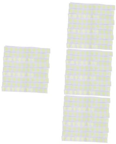 NUOBESTY 400 Stk Warnband Neon-Etiketten Schritt aufkleber Partyzubehör entfernbare Etiketten leuchtend Partybedarf fluoreszierendes Tuch Klebeband Neonlichter das Haustier