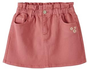 Vertbaudet Mädchen Rock mit Paperbag-Bund bonbon rosa 128