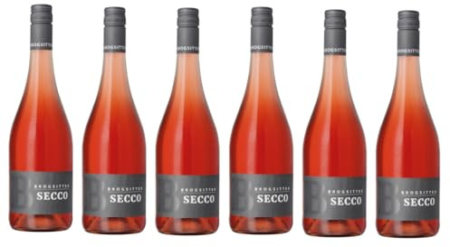 6x 0,75l - Brogsitter - Secco - Rosé - Deutschland - Rosé-Perlwein trocken