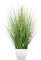 CREATIV green großer künstlicher Grasbusch 59cm im weißen Kunststofftopf I naturgetreues Wildgras im Topf I Pampasgras für Innen I hochwertige & dekorative Dekopflanze I Deko Indoor Kunstpflanze