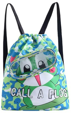 NTRUXZP Zaino Nuoto Bambini, Borsa Coulisse Bambini, Borsa Impermeabile Piscina Bambini, Zaino Piscina Bambini con Portascarpe, Borsa Nuoto Separazione Umido e Secco per Ragazzi Ragazze