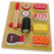 CORHAD Interaktives Sushi-Spielzeug Aus Holz Lebensmittelspielzeug So Tun Als Würde Man Kochen Set Mit Feinmotorik