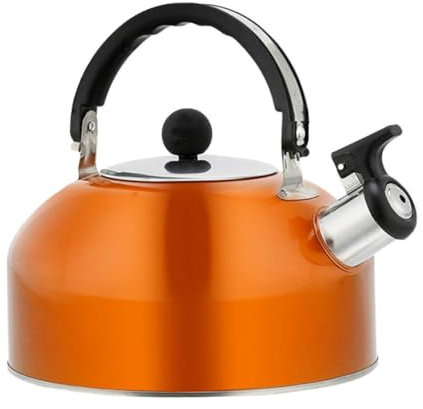 Wedhapy Cernas de Estufa Tetera de Acero Inoxidable 3L silbido con Tetera de Pico Retro Tradicional para hervidura de té silboso o Estufa de hervidul
