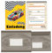 Limonia 12x Einladungskarten mit Umschläge zum Kindergeburtstag Auto Rennauto - Geburtstagseinladung Coole Autos & Rennwagen Motive, Einladung für Autofans - Fun Racer