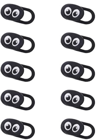 YQQYG 10 Pcs Phone Camera Cover, Webcam Cover Slide, Laptop Camera Cover Slider Thin, Protect Your Privacy Security, Camera Cover Slide for Desktop Tablet Pad