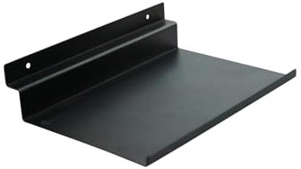 YCBTREE Regal für Akustikpaneele,15×10cm Slatwall Regale Metall Schwebende Wandregale Akustikpaneele Ablage für Akustikpaneele Lamellen Wandpaneele (15×10cm, Regal)