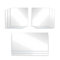 9 PCS Espejo Adhesivo de Pared Puerta Armario, 15 x 15 cm y 15 x 23 cm, Espejos Flexibles Decorativos para Baño, Dormitorio y Sala de Estar, Espejo Autoadhesivo Ideal para Armarios y Gimnasios